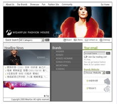 網站設計流行風格模板評析 商業清爽型 2